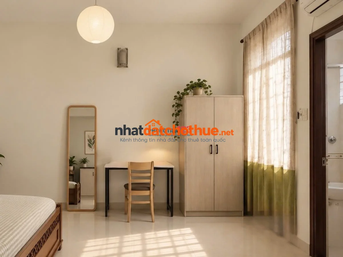 Studio Full Nội Thất(mới) Cửa Sổ Trời Lớn Tại Đinh Bộ Lĩnh chỉ 6.X
