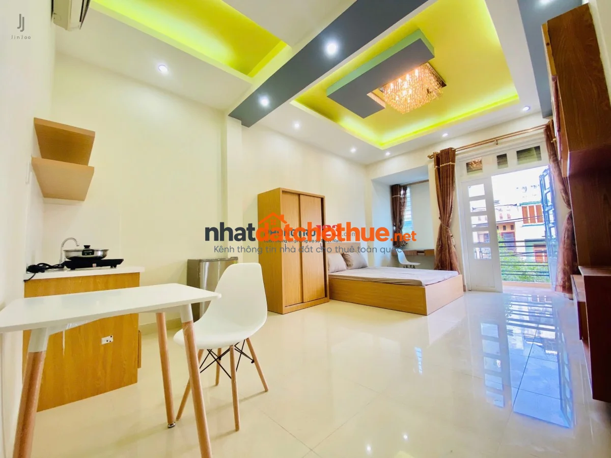 FULL NỘI THẤT BAN CÔNG SIÊU RỘNG 30M2 HOÀNG HOA THÁM BÌNH THẠNH SÁT PHAN ĐĂNG LƯU 1