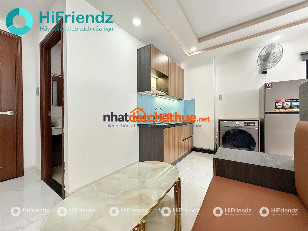 CĂN HỘ FULL NỘI THẤT, TÁCH BẾP, CỬA SỔ LỚN, MÁY GIẶT RIÊNG TẠI LÊ QUANG ĐỊNH, BÌNH THẠNH – GIÁP PN