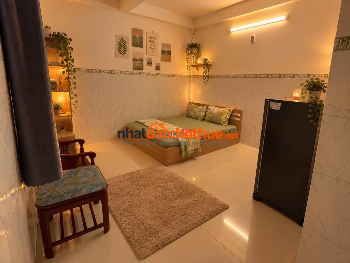 Cho thuê căn hộ mini full nội thất, tòa nhà 15 phòng được xây mới, vị trí hướng đi gò vấp.....