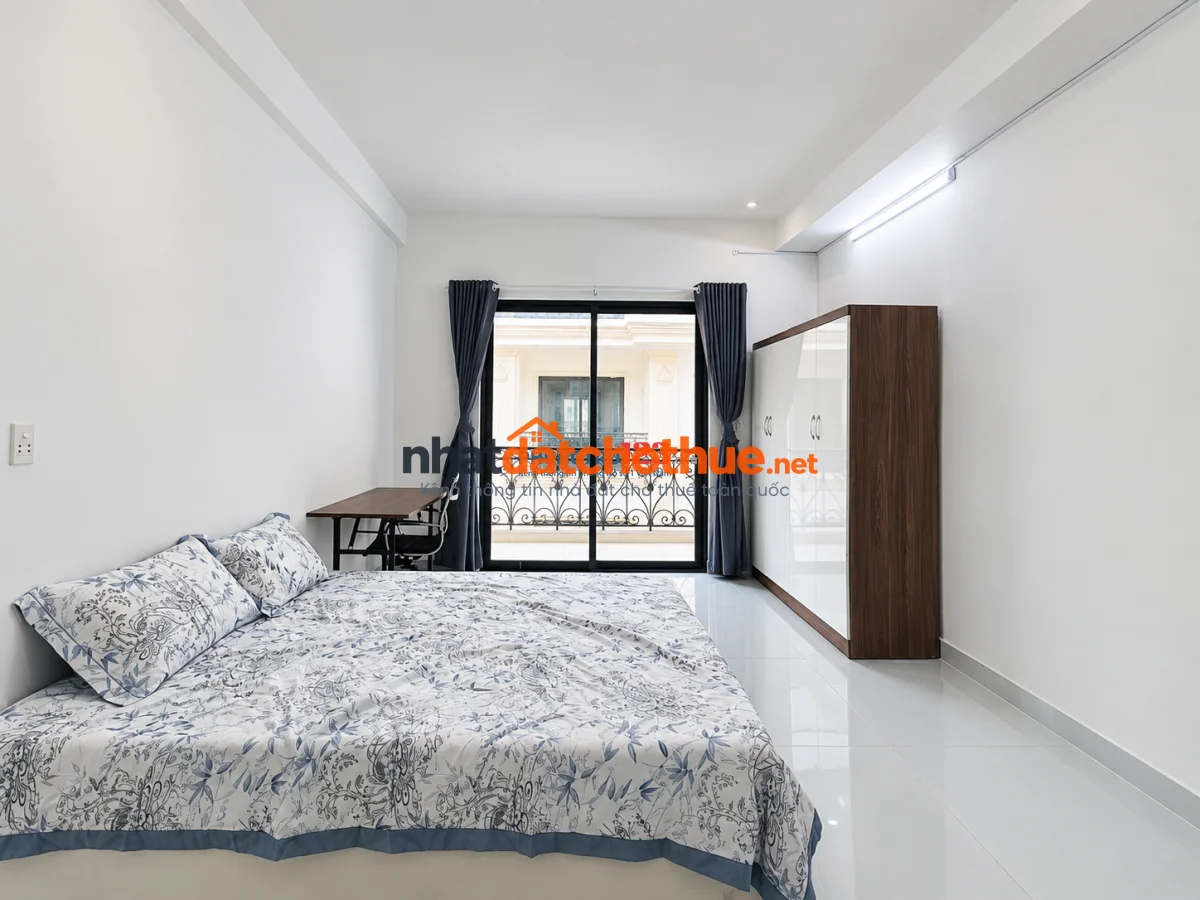 PHÒNG TRỌ BANCOL FULL NỘI THẤT, DIỆN TÍCH 40m², LÊ VĂN SỸ