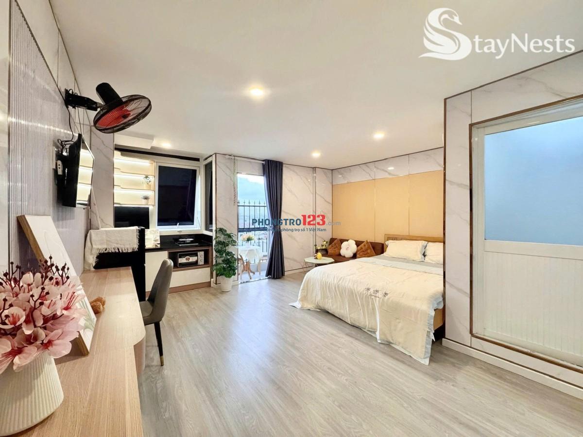 Căn hộ full nội thất - Ban công thoáng - Khu Lê Trọng Tấn