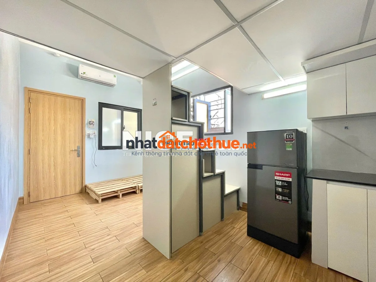 Cho thuê phòng gác lửng 2 không gian ngủ, cửa sổ – Xô Viết Nghệ Tĩnh, Bình Thạnh gần UTH, FTU2, UEF 1