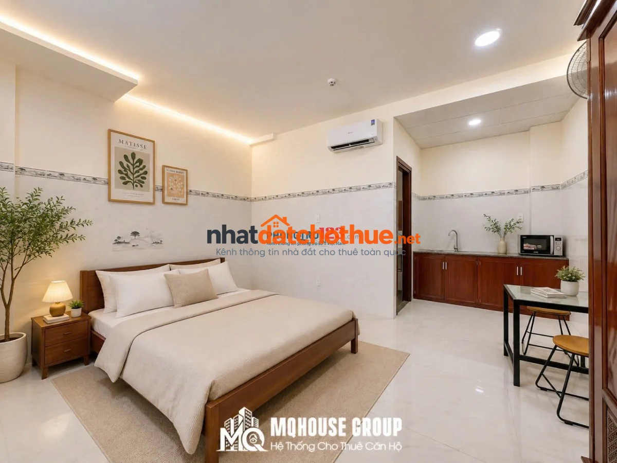 CHO THUÊ STUDIO NHÀ MỚI 100% GIÁ RẺ RỘNG RÃI THANG MÁY GẦN ÂU CƠ - TRƯỜNG CHINH 1