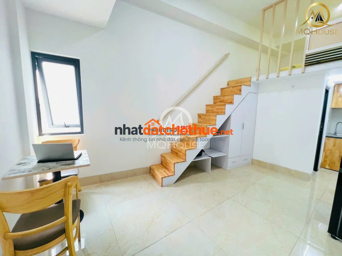 Cho thuê căn hộ gác lửng rộng rãi, cửa sổ – Nguyễn Gia Trí D2, Bình Thạnh gần HUTECH, UTH, UEF, FTU 1