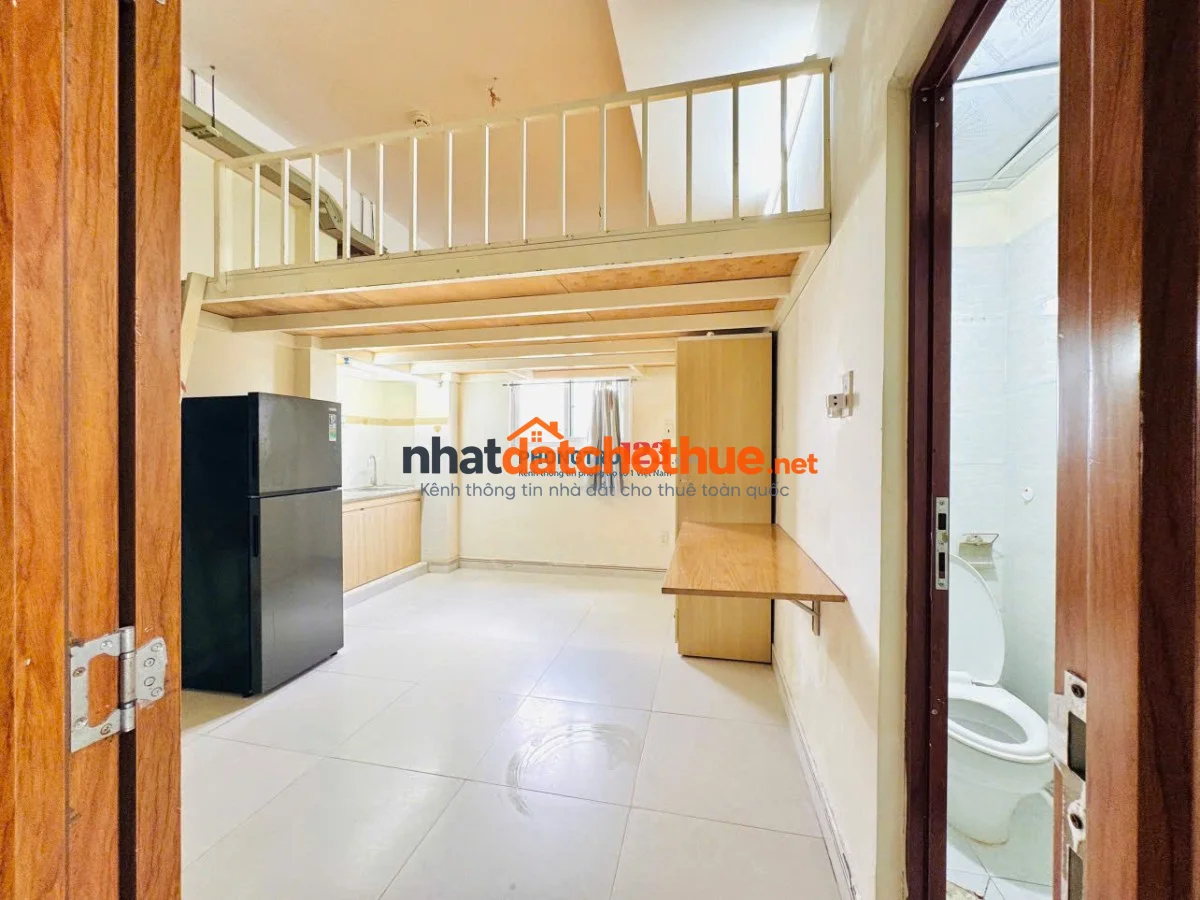 Cho thuê phòng gác lửng rộng, cửa sổ, giá HSSV – Đinh Bộ Lĩnh, Bình Thạnh| gần HUTECH, UEF, UTH, FTU 1