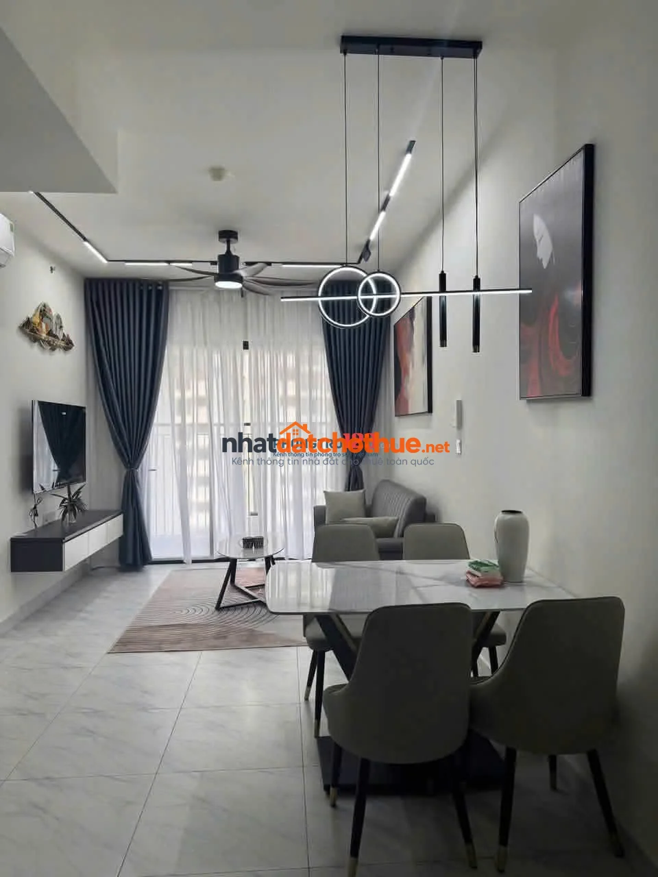 Chung cư Viva, Võ Văn Kiệt, Q6: 2p ngủ, nhà mới, 13triệu, 68m2