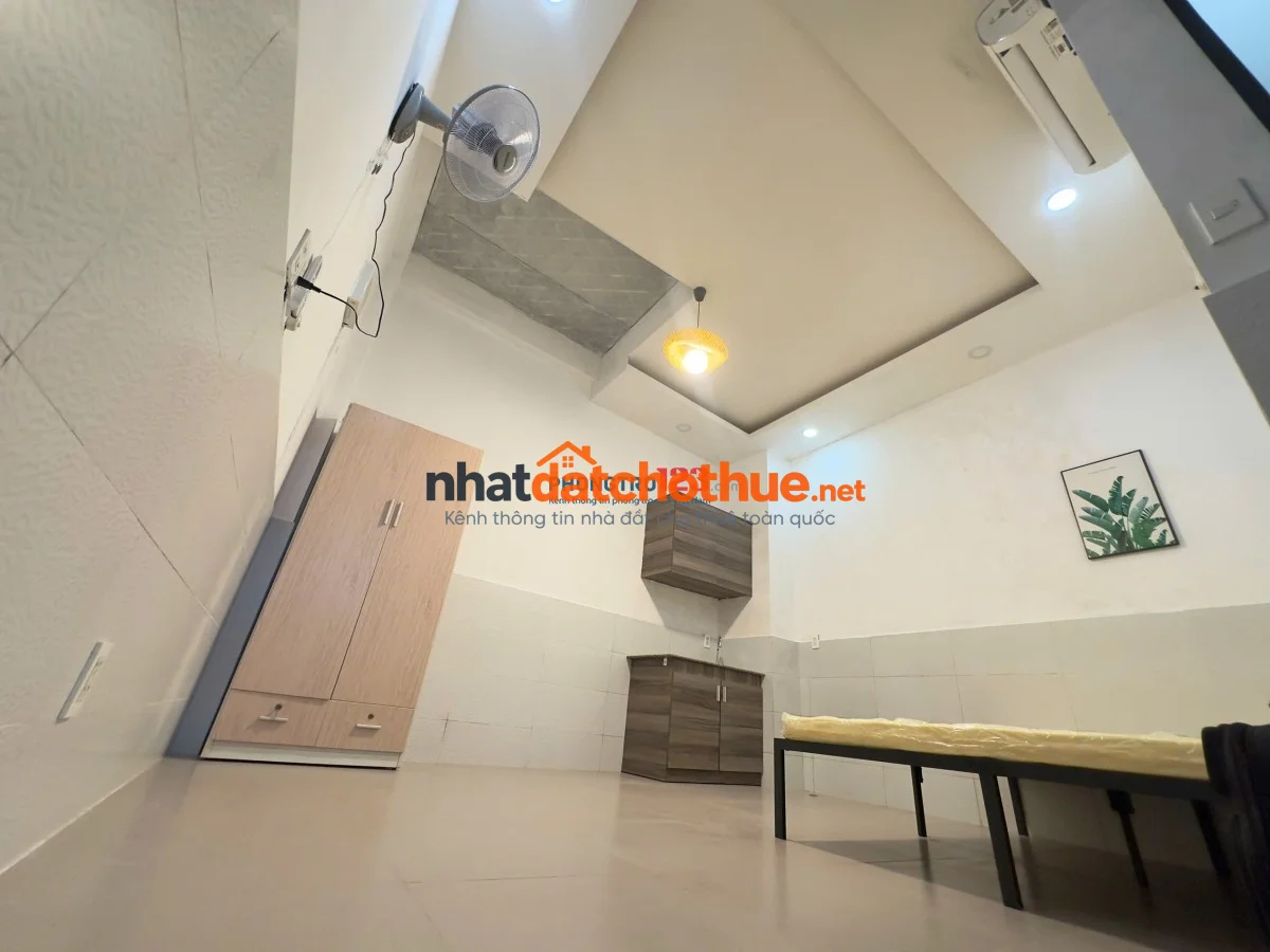 Phòng tầng trệt mới keng 116/46 Dương Quảng Hàm gần ĐH Văn Lang đầy đủ nội thất giá rẻ
