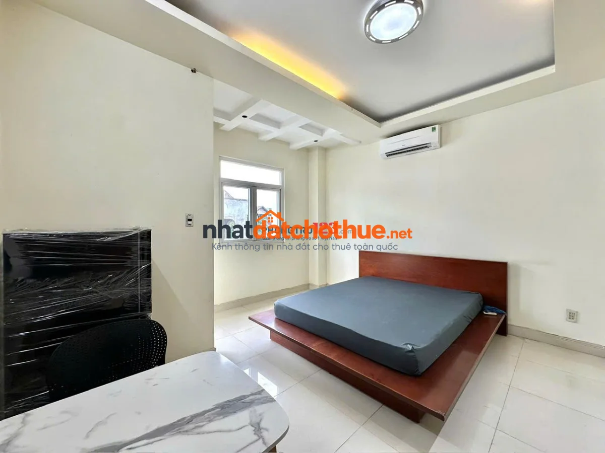 Cho thuê căn hộ 1PN tách bếp - full nội thất - có cửa sổ - Đặng Thùy Trâm - Bình Thạnh