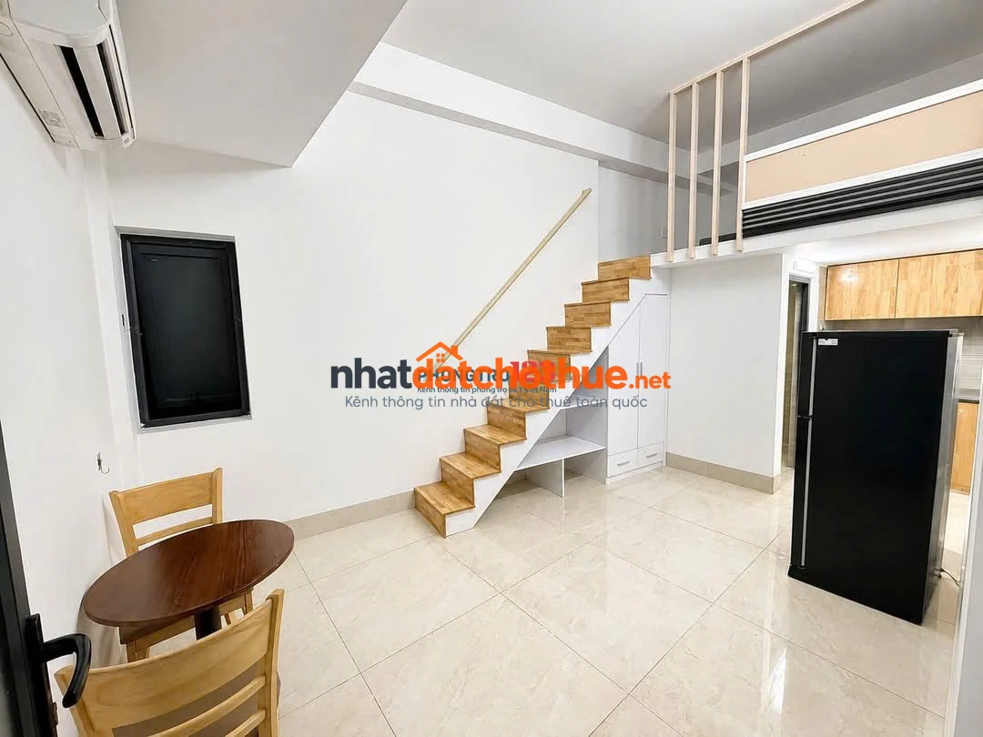 PHÒNG CÓ GÁC LỬNG CAO THOÁNG MÁT FULL NỘI THẤT NGUYỄN GIA TRÍ BÌNH THẠNH, GẦN HUTECH UTH UEF HIU Q1