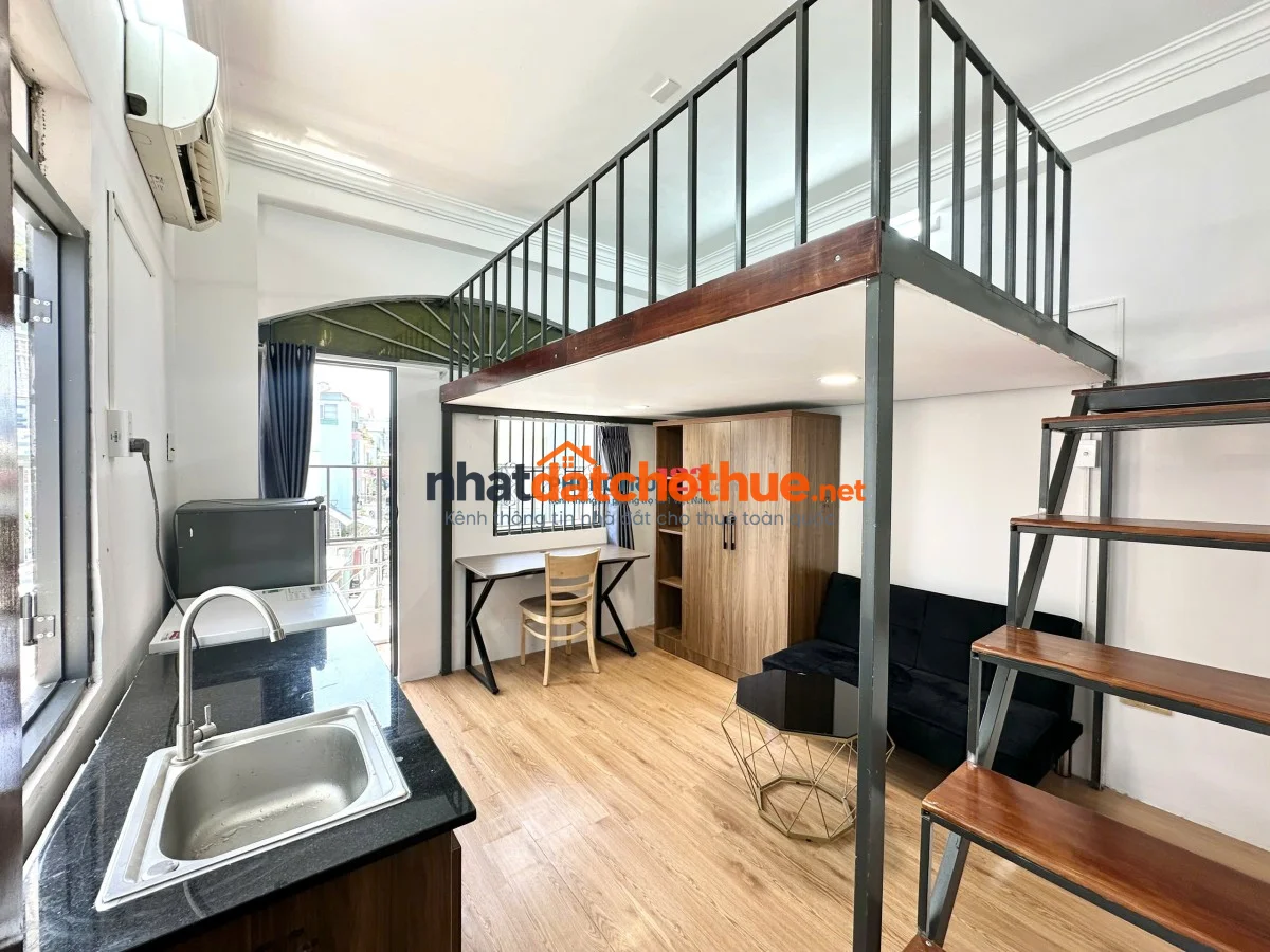 PHÒNG CÓ GÁC LỬNG CAO RÁO THOÁNG MÁT FULL NỘI THẤT NGUYỄN VĂN THƯƠNG BÌNH THẠNH, SÁT ĐH HUTECH, UTH