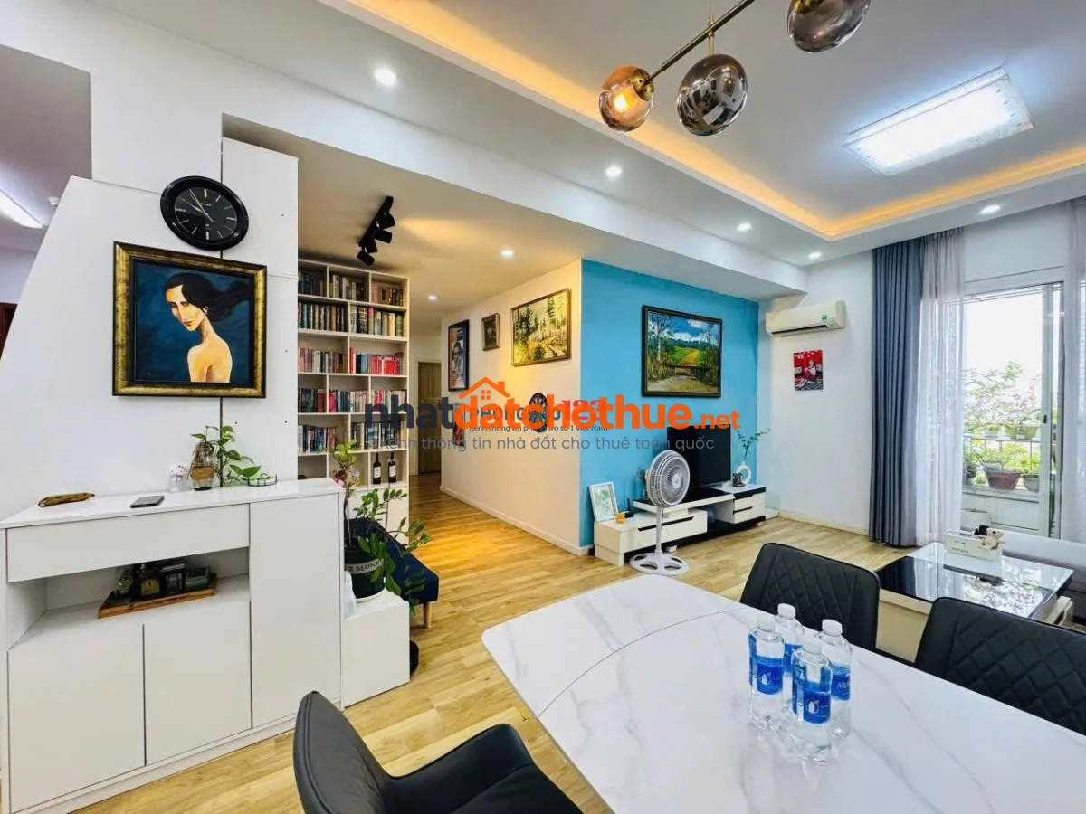 Carillon 1- Căn góc 104m2, 2 ban công, 3PN Sẵn nội thất giá 16.5 tr/th