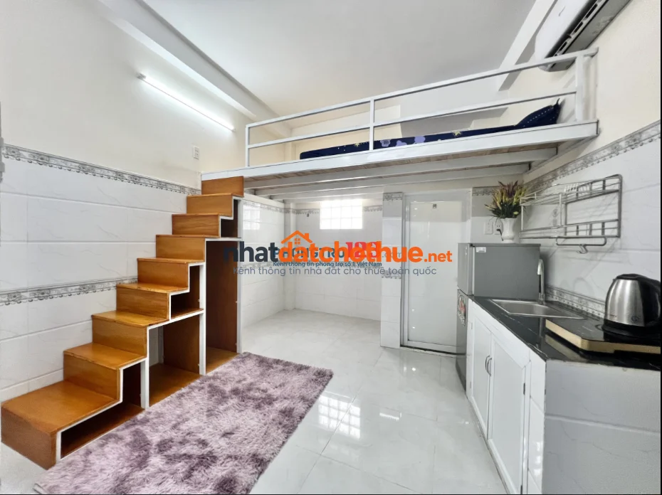 NGAY CHỢ TÂN HƯƠNG, 5P ĐI ĐH CÔNG THƯƠNG, PHÒNG 25m2 FULL TIỆN NGHI