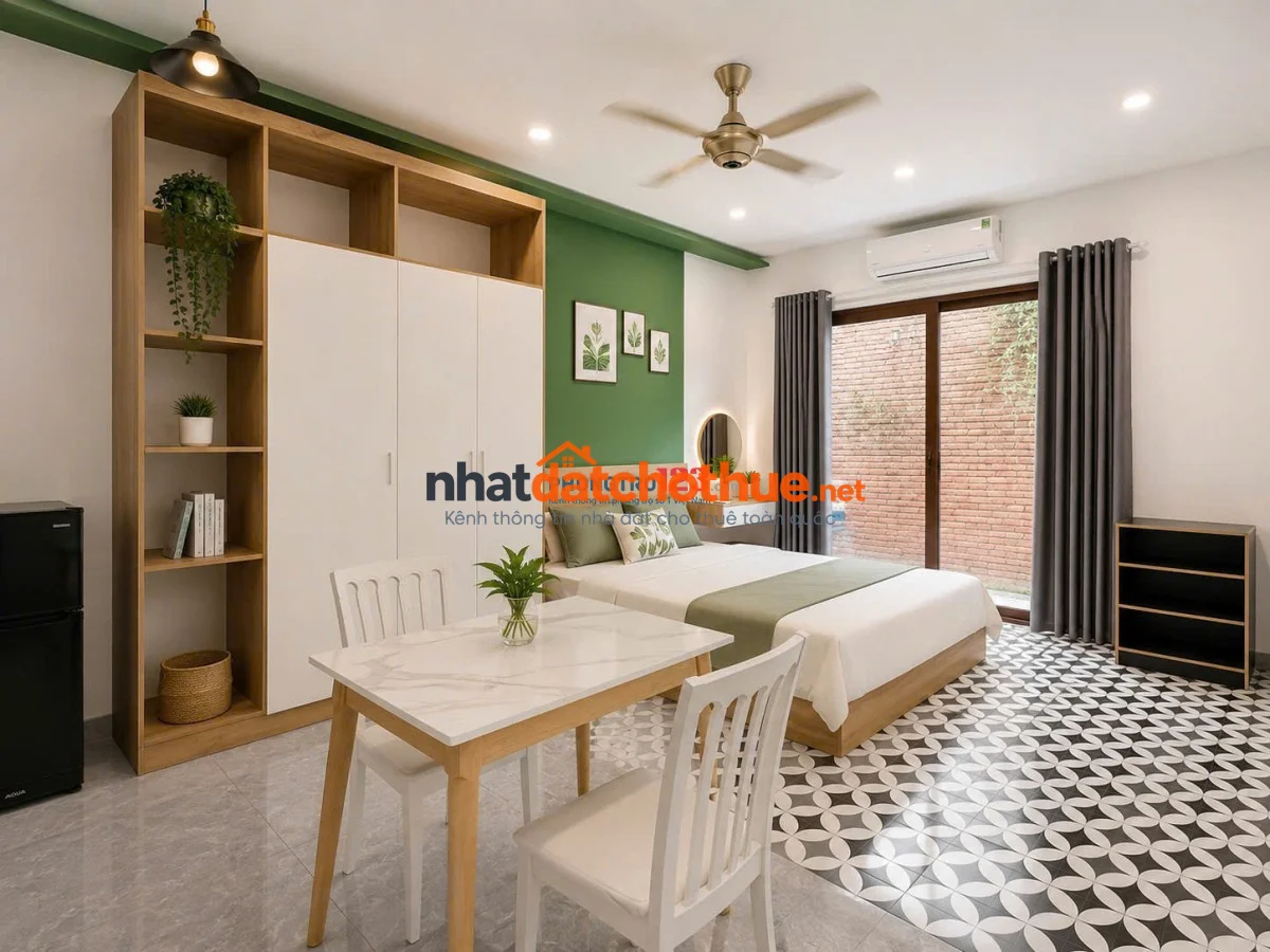Căn hộ 45m2 sân vườn máy giặt riêng kế bên UTH, UEF, HIU, HUTECH, FTU-Xô Viết Nghệ Tĩnh, Bình Thạnh 1