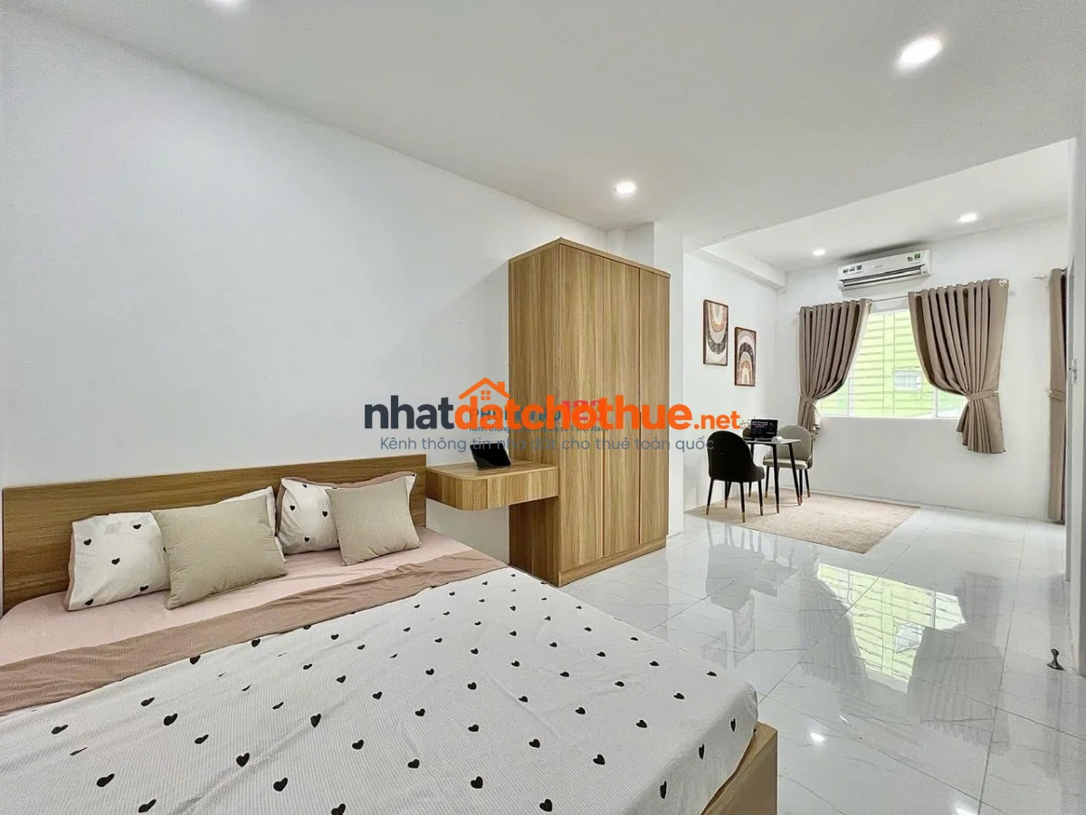 KHAI TRƯƠNG PHÒNG 40m2 SIÊU RỘNG THOÁNG FULL NỘI THẤT MỚI NGAY CHỢ BÀ CHIỂU GIÁP Q1- LÊ QUANG ĐỊNH