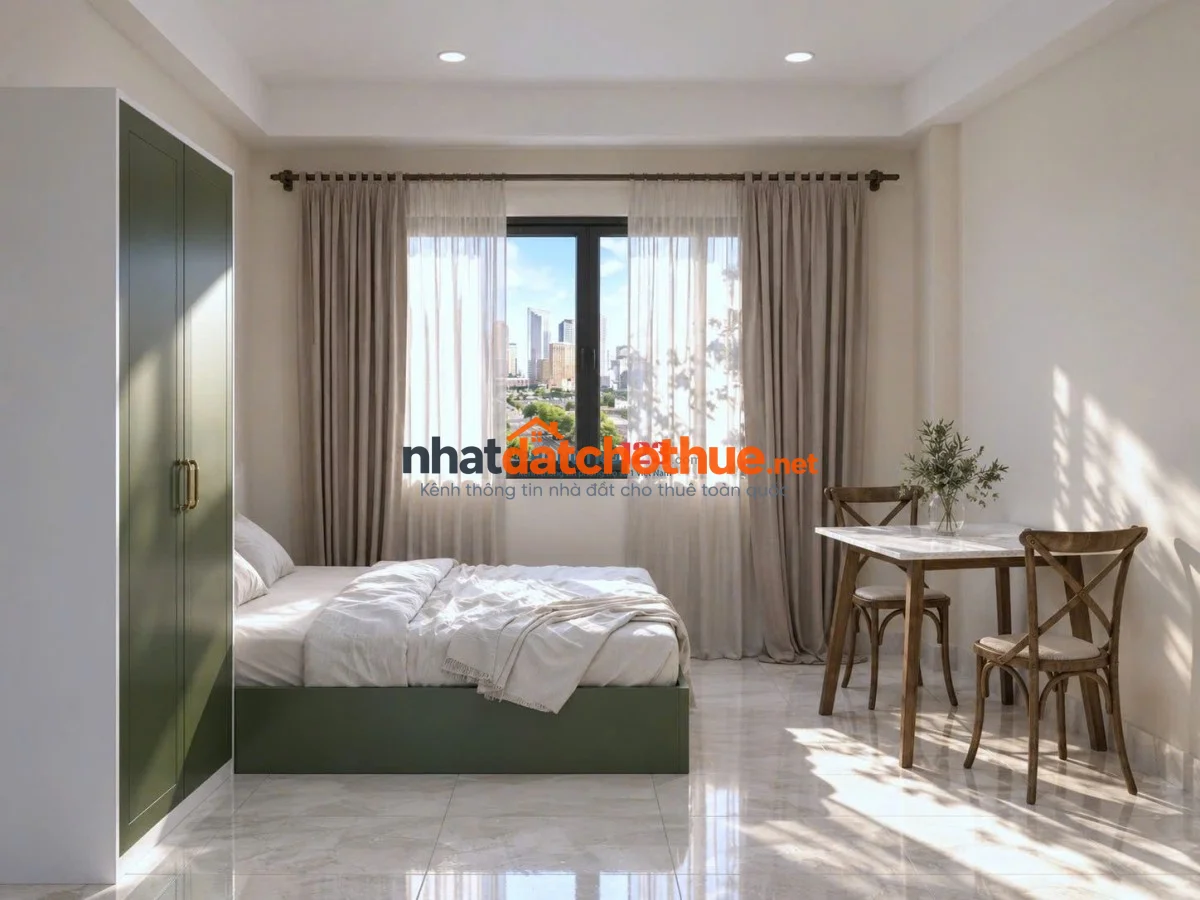 CĂN HỘ 1 PHÒNG NGỦ MỚI 100% – CÁCH MẠNG THÁNG 8