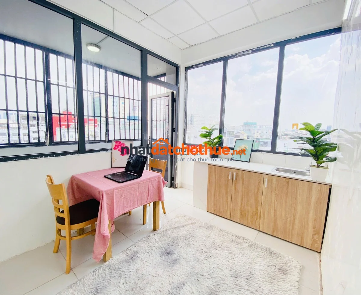 Căn hộ 1 phòng ngủ có ban công gần chợ bà chiểu, gần đường nơ trang long, bình thạnh 1
