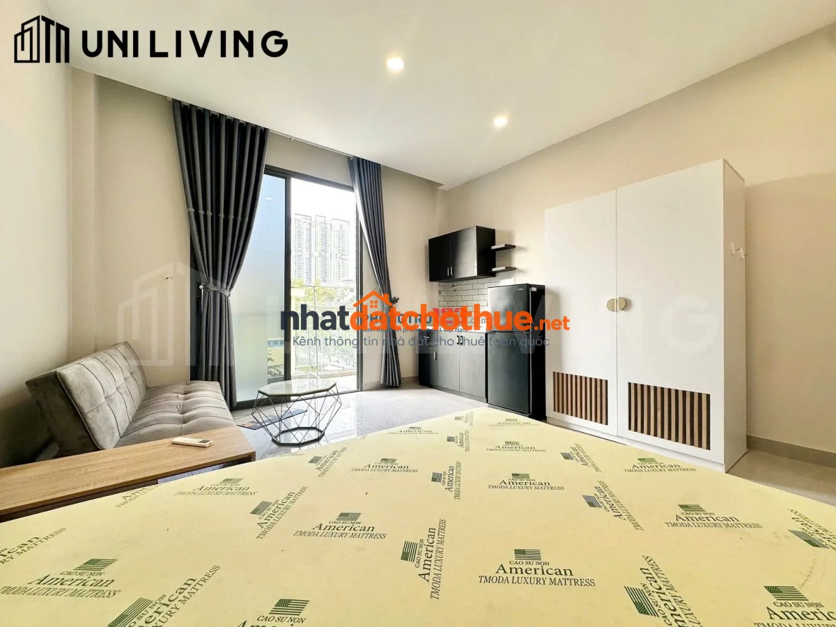 Studio ban công full nội thất - khu đảo kim cương 1
