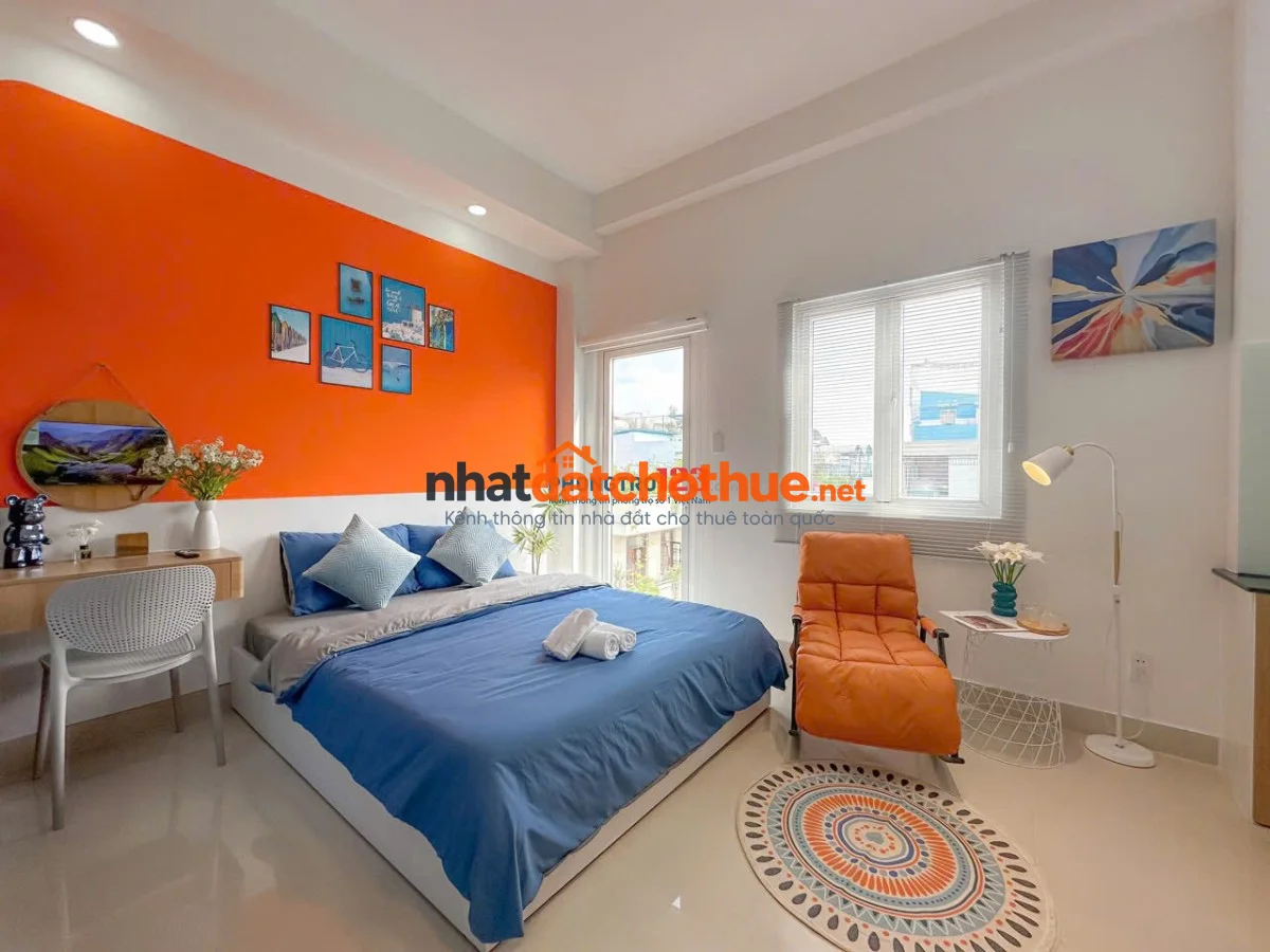 Cho thuê căn hộ mini full nội thất có ban công cửa sổ trời siêu thoáng dương bá trạc quận 8 1