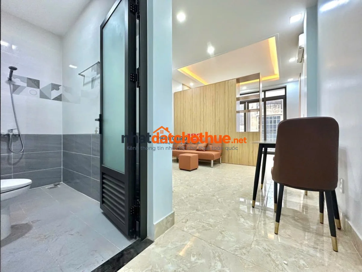 Cho thuê 1PN ban công, máy giặt riêng – Nguyễn Thiện Thuật, Q3 1