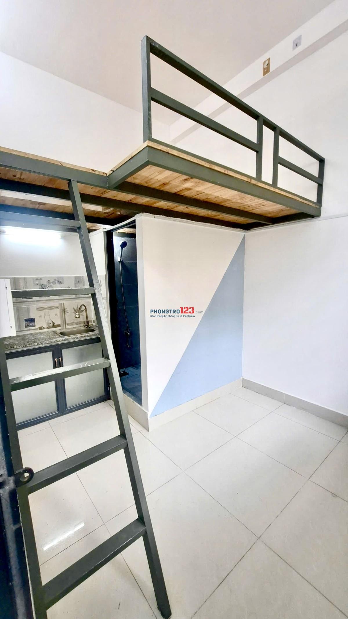 Cho thuê phòng 15m2 có cửa sổ, nội thất gần ngã tư Hàng Xanh, Ngoại Thương, GTVT,… - Bình Thạnh
