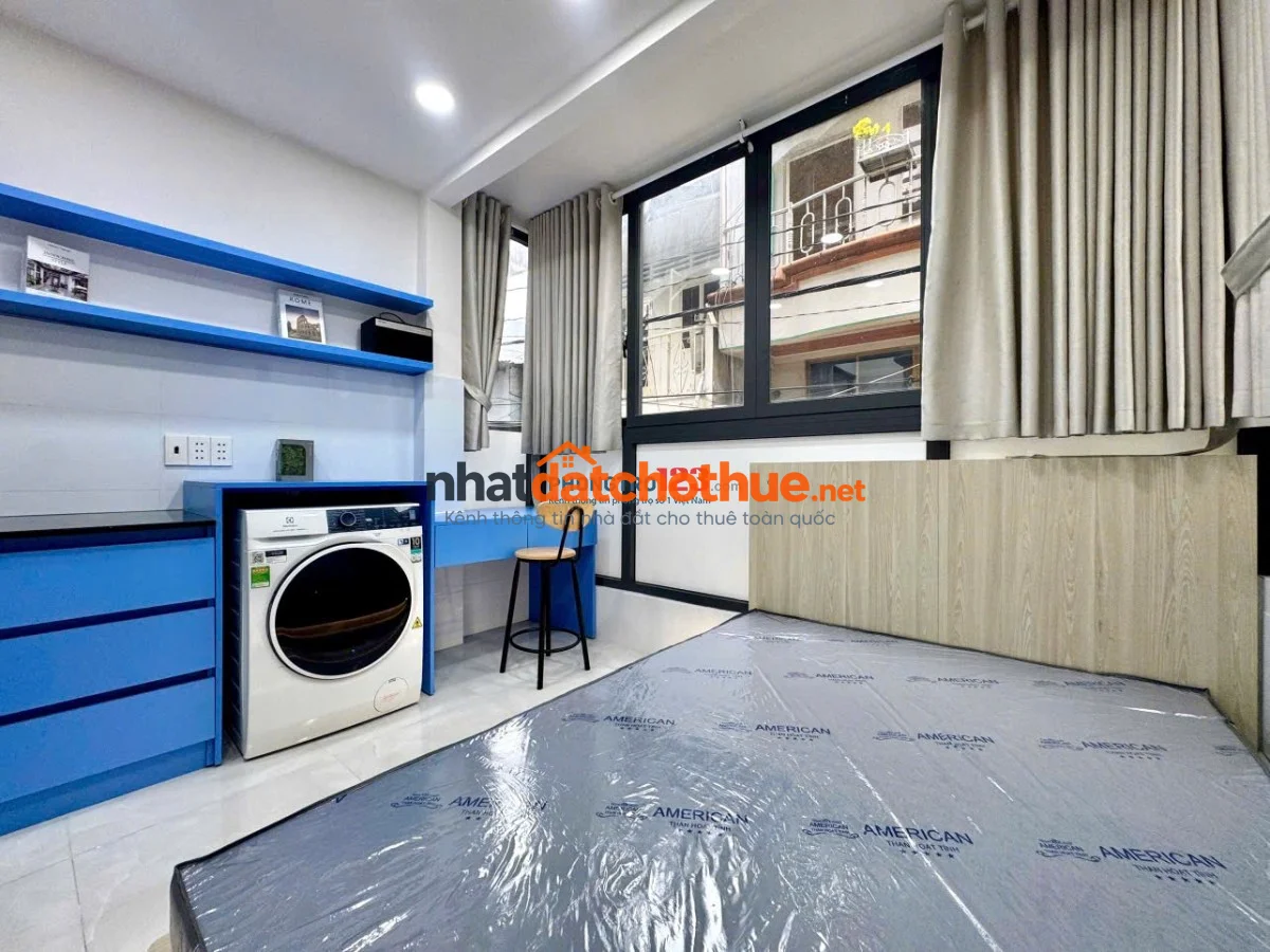 CHO THUÊ CĂN HỘ MỚI 100% , FULL NỘI THẤT , CỬA SỔ TRỜI – HỒ THỊ KỶ, QUẬN 10