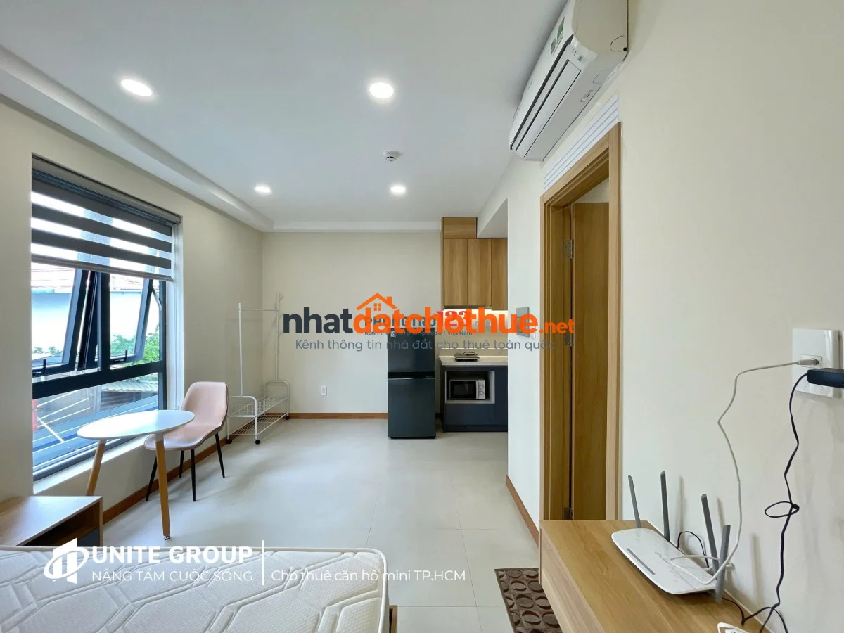 Căn hộ ở Bình thạnh, Full nội thất, Phòng mới, Thoáng Mát, Rộng Rãi, Gần Nơ Trang Long, Phan Đă