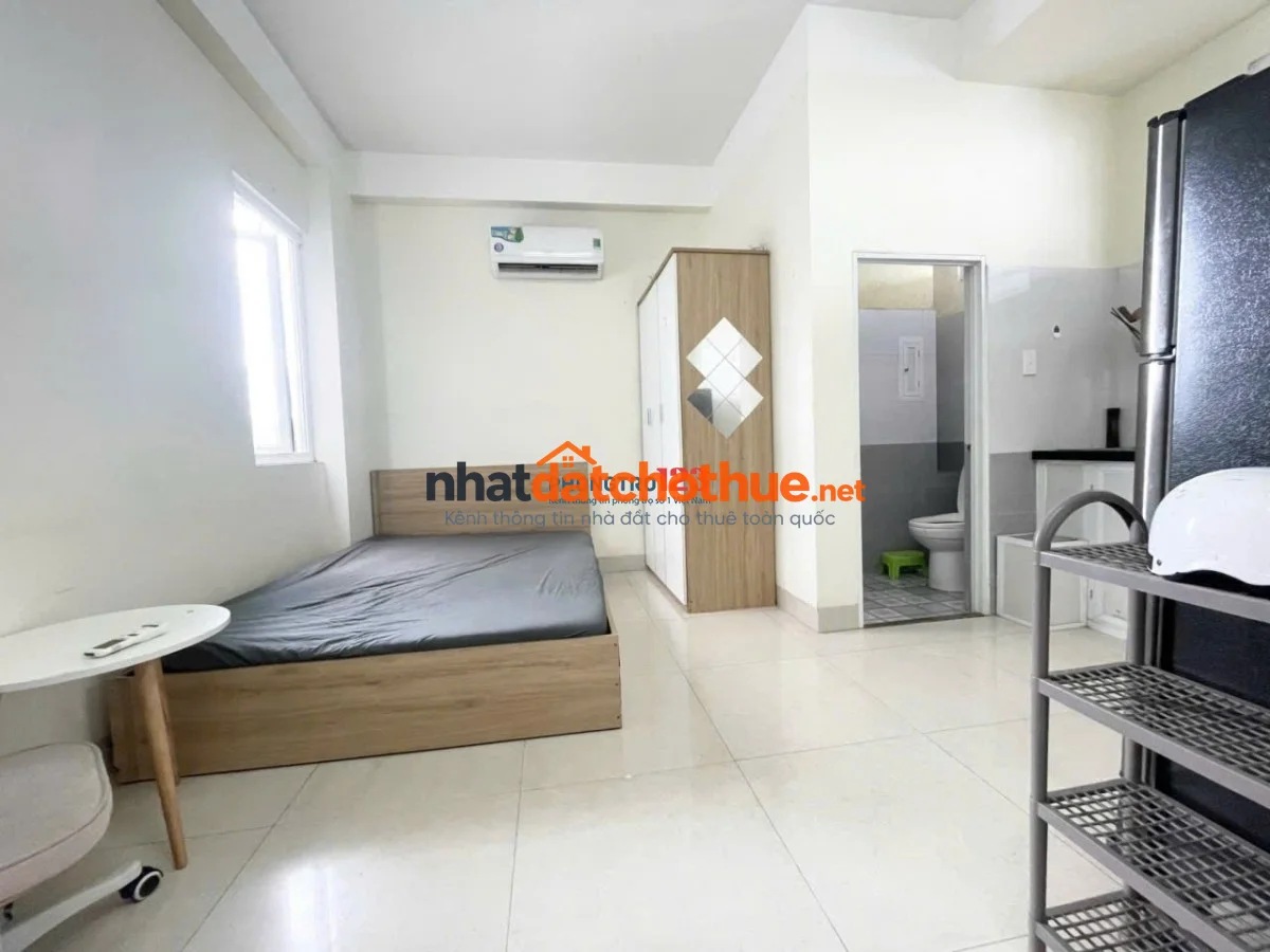 CHO THUÊ CĂN HỘ 1PN RỘNG RÃI ĐƯỜNG CHU VĂN AN BÌNH THẠNH, THUẬN TIỆN ĐI Q1 - GẦN HUTECH, FTU, VLU