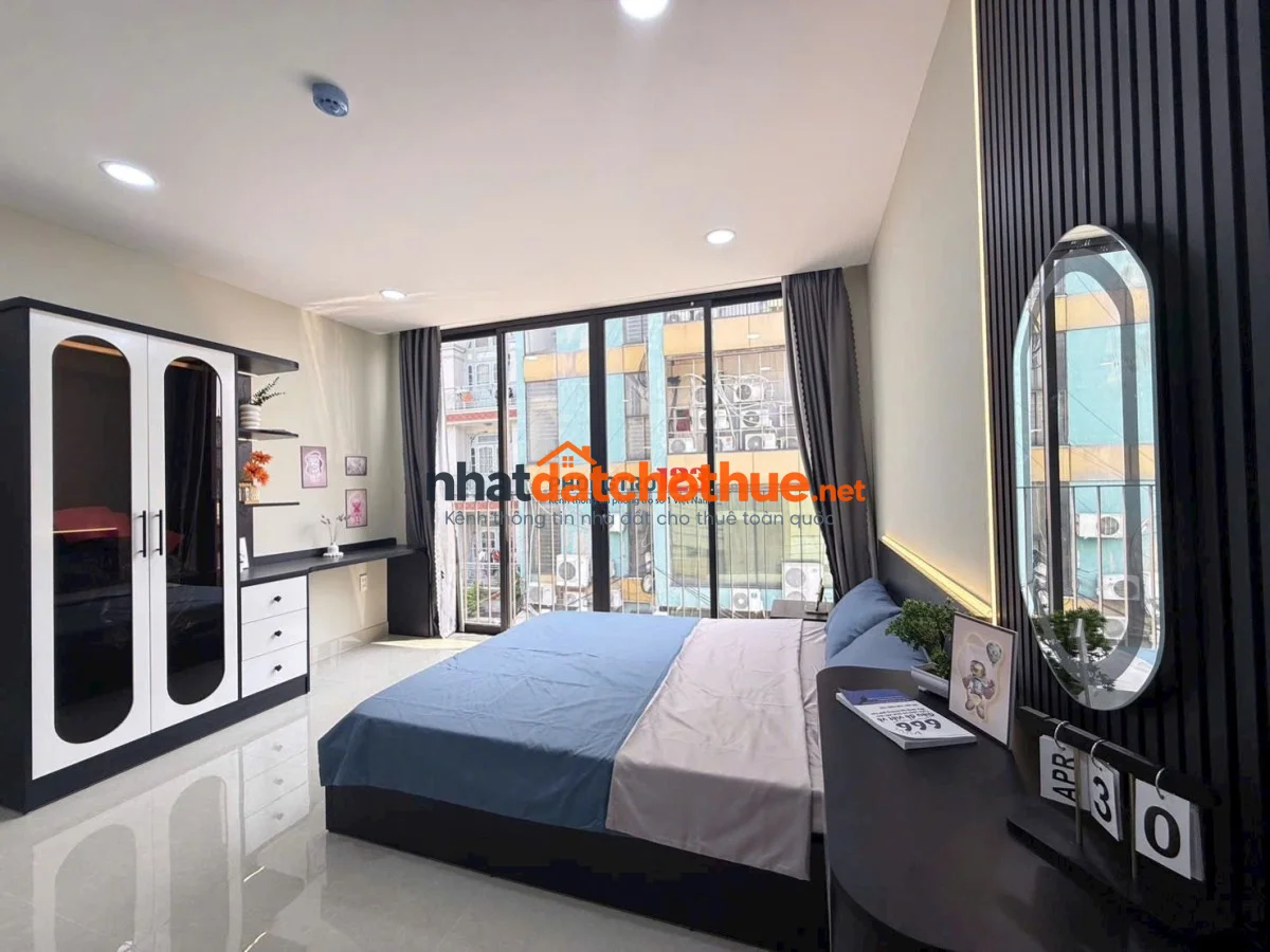 Cho thuê phòng full nội thất, ban công lớn – Nguyễn Gia Trí, Bình Thạnh | Ngay Hàng Xanh, UTH, FTU2