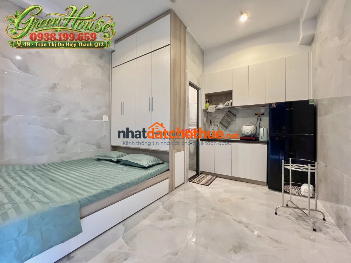 CHO THUÊ CĂN HỘ FULL NỘI THẤT Q12