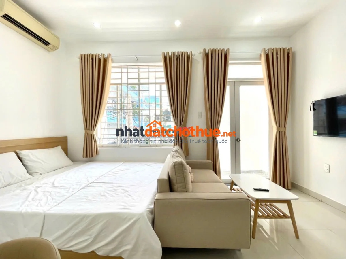 CHO THUÊ CĂN HỘ STUDIO BAN CÔNG , CỬA SỔ LỚN -PHAN ĐĂNG LƯU , PHÚ NHUẬN GẦN PHAN XÍCH LONG , Q1,Q3