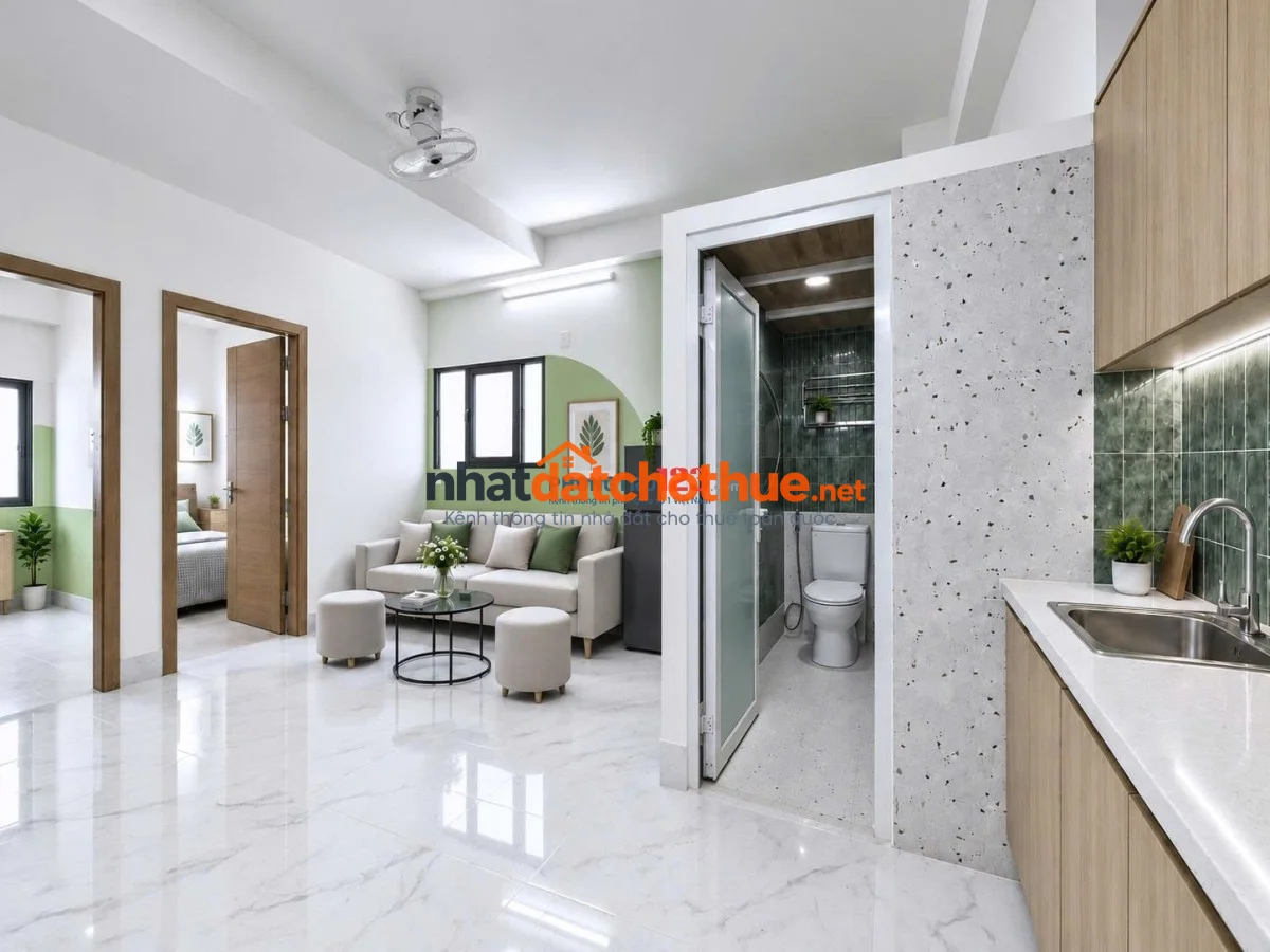 Căn hộ mini 2PN full nội thất ngay Ngã Tư Gò Mây cách AEON Tân Phú, ĐH Công Thương 10 phút