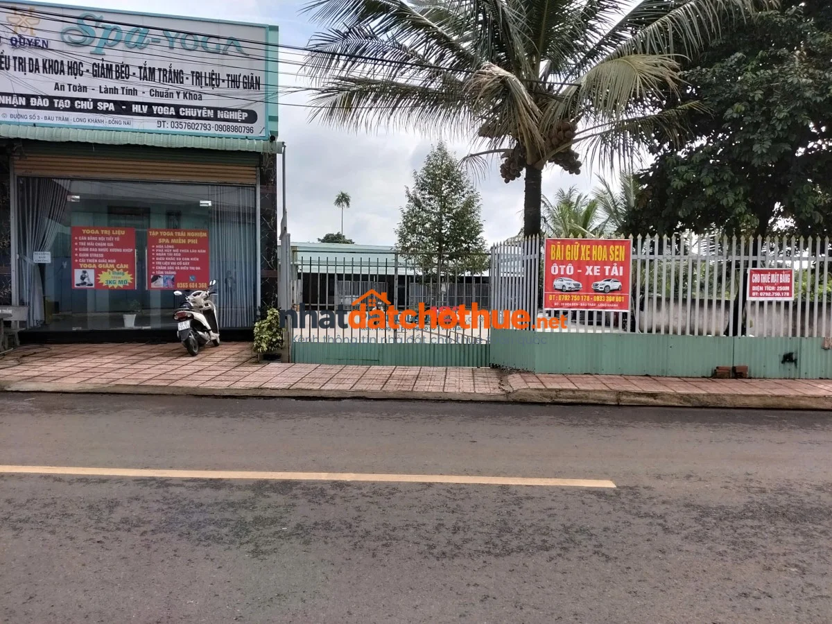 BÃI GIỮ XE Ô TÔ (400.000Đ/THÁNG)Cho thuê chỗ đỗ xe Ô TÔ tại Bàu Trâm Long Khánh Đồng Nai