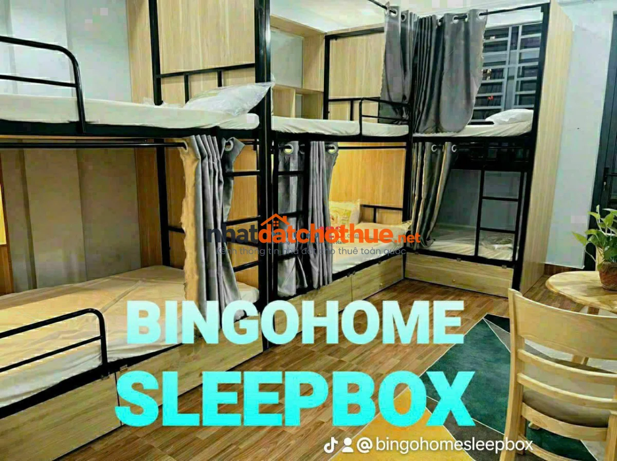 BINGO cho thuê SLEEPBOX full nôi thất giá rẻ chỉ 1,600k. Phòng trọ cho thuê chỉ từ 4tr