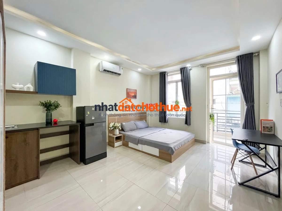 Căn Hộ STUDIO BAN CÔNG Xịn, hiện đại Full NT ngay Tô Hiến Thành, Quận 10 1