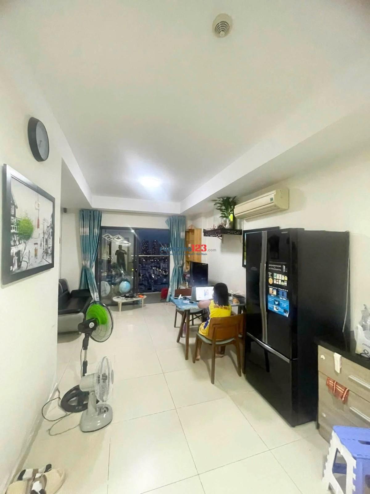 C/c Ruby Garden 2PN 77m2 Full nội thất giá 9.5 tr/th, cạnh sân bay TSN.DT: 77m2 ( 2PN-2WC- BAN CÔNG 1