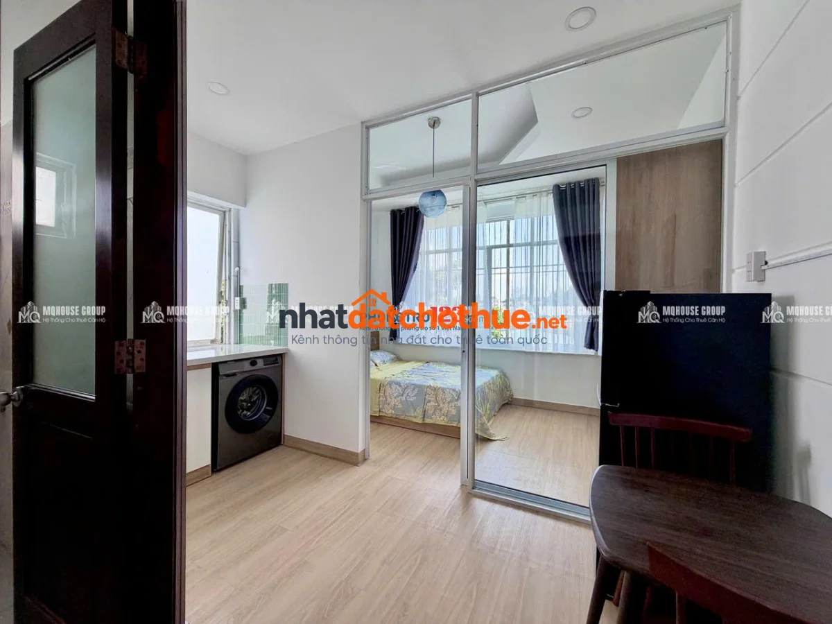 CHO THUÊ 1PN 1PK CỬA SỔ NHÀ MỚI GẦN CV GIA ĐỊNH GIÁP SÂN BAY 1